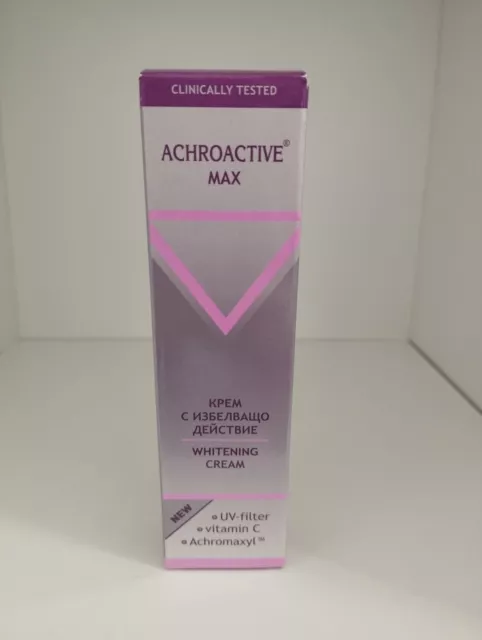Rosa Impex ACHROACTIVE® MAX Whitening Cream with Vitamin C 45ml Removes Freckles