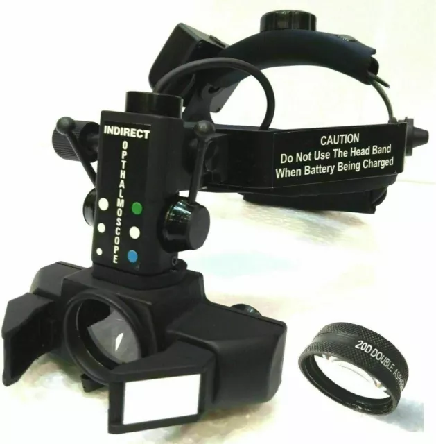 Pack de dos oftalmoscopios indirectos de fondo de ojo con lente 20D