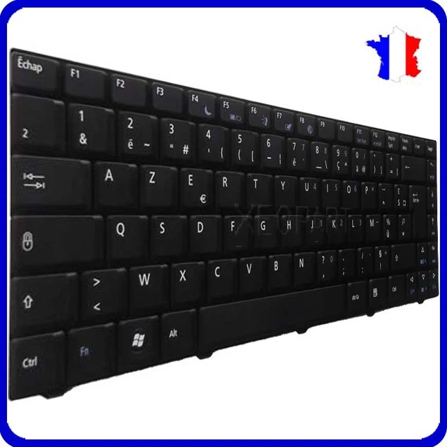 Clavier AZERTY Français Pour ASUS - Modèle MP-09Q56F0-528 - Noir - Neuf