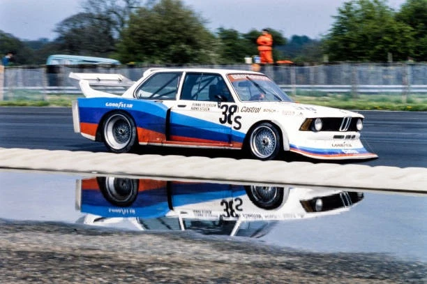 Photo Ancienne Course Auto - Ronnie Peterson & Gunnar Nilsson - BMW 3.5 CSL Turbo 1976