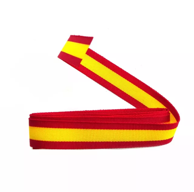 Cinta colores Bandera España Española para crear pulsera o decoracion 2,5cm x 1m