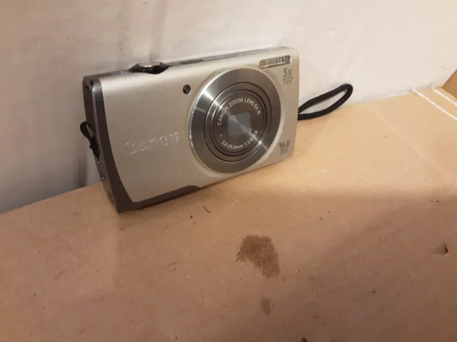 Canon PowerShot A3500 IS 16.0MP Compact Digital Camera SILVER Tested