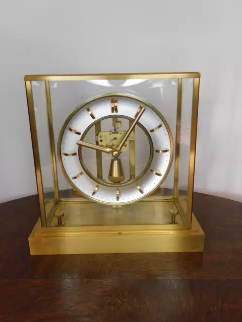 ATO pendule squelette métal doré no Bulle Clock no Brillié