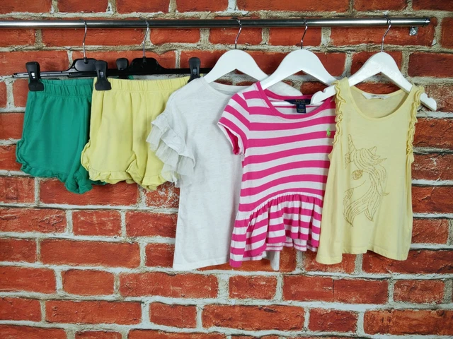 GIRLS BUNDLE AGE 2-3 YEARS RALPH LAUREN NEXT etc SUMMER TOP T-SHIRT SHORTS 98CM