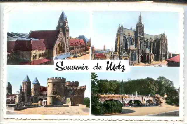 CP 57 Moselle - Souvenir de Metz - Multivues colorisées