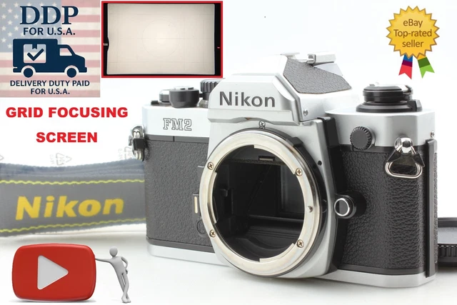 LATE S/N 8206XX [MINT] Nikon New FM2 FM2N Silver 35mm SLR Film