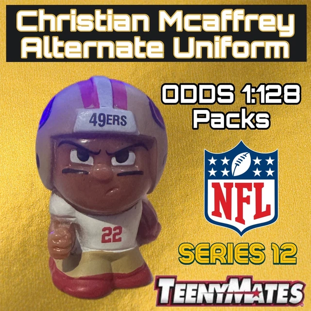 CHRISTIAN MCCAFFREY RARE Alt 2024 NFL Teenymates Series 12 FREE