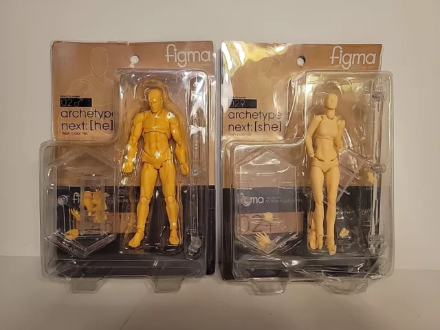 Max Factory Figma Archetype Next He And She Action Figure Flesh Colored