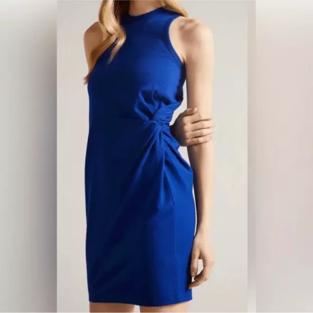 Ted Baker London Livviaa Sheath Mini Dress in Blue 3, Size US 8