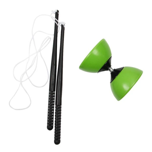 Diabolo Professionnel En Caoutchouc - Avec Bâtons Et Corde | Pour Débutants Et Experts | Diamètre 10.5cm, Hauteur 12cm