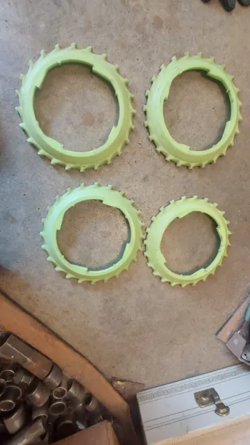 Lot Of 4 Lustran John Deere Corn Seed Planter Plates B-12- 24