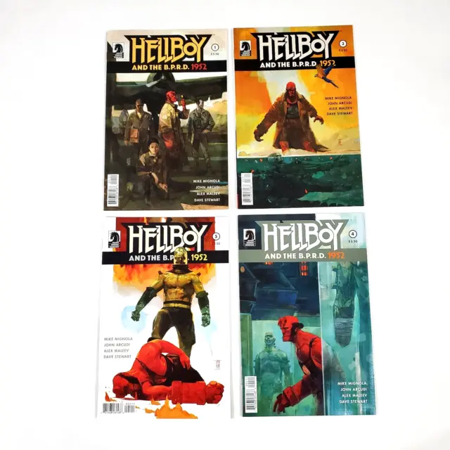 Hellboy and the BPRD 1952 1 3 4 5 Dark Horse Comic Book Lot December 2014