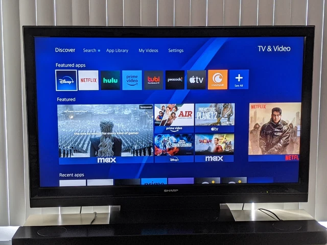 Used Sharp LCD TV LC-52SB55U - Great Picture, Some HDMI Ports Finicky