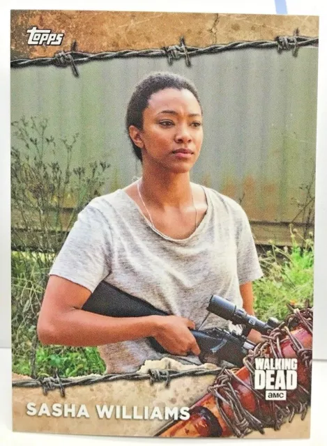 Sasha Williams 2017 Topps en La Demanda The Walking Dead 100th Temporada 8 #12