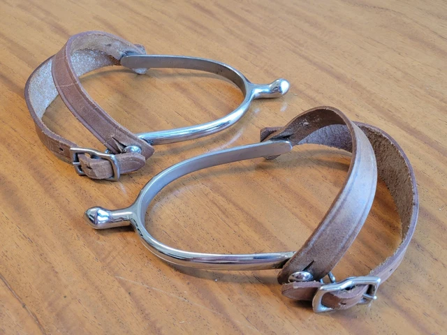 Buermann Star Brand Military Spurs No 1911 from George Lawrence Co - Never Used!