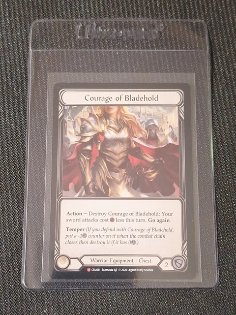 FAB Courage of Bladehold gold foil 開封済み Courage of Bladehold (Pro Quest) | Promotional Cards | Star
