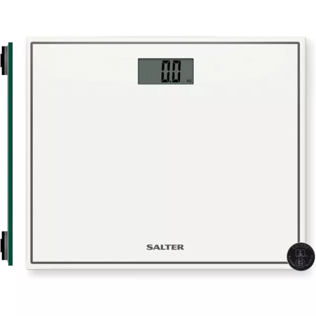 Salter Digital Bathroom Scales 150 kg Max Weight LCD Display 9207 WH3R