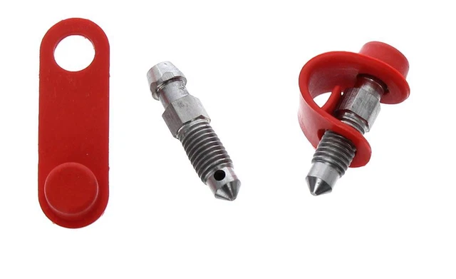 Viti Di Spurgo Banjo M10 X 1mm - 4 Pezzi Per Pinza Freno, Zincate, Con Tappo Antipolvere - Foto 8