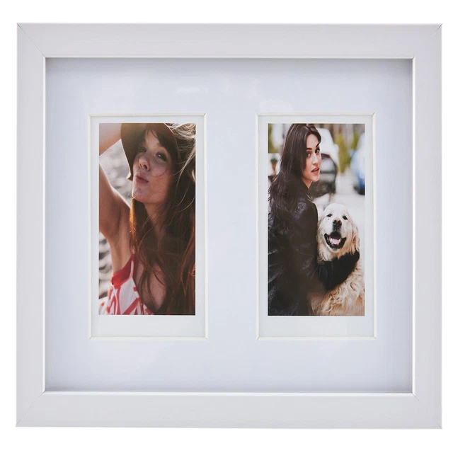 Vivitar Instax Photo Frame, Two Photo Frame for 2.1 X 3.4 or 4 X6; Multiuse Fram