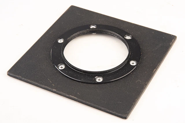 Genuine Sinar 140mm x 140mm Lens Board With 70.8mm Threaded Hole V14