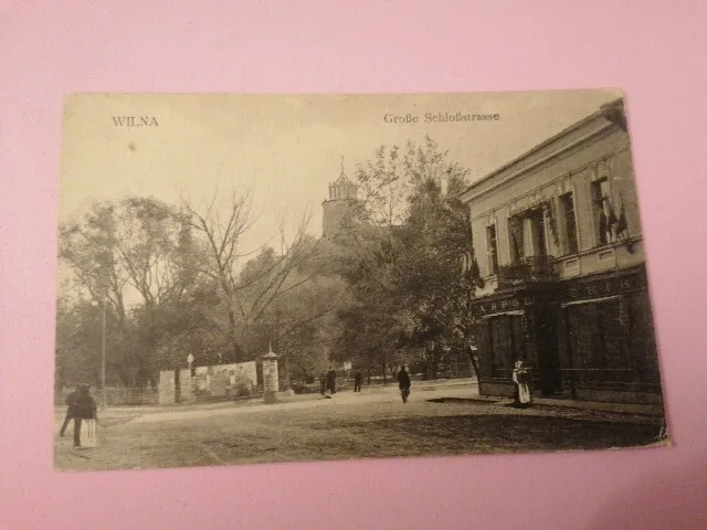 AK, Wilna ,Partie Große Schloßstrasse Ungelaufen Ca 1905 2