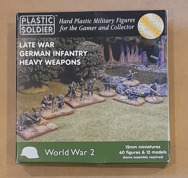 Plastic Soldier Company Late War German Infantry Heavy Weapons 15mm