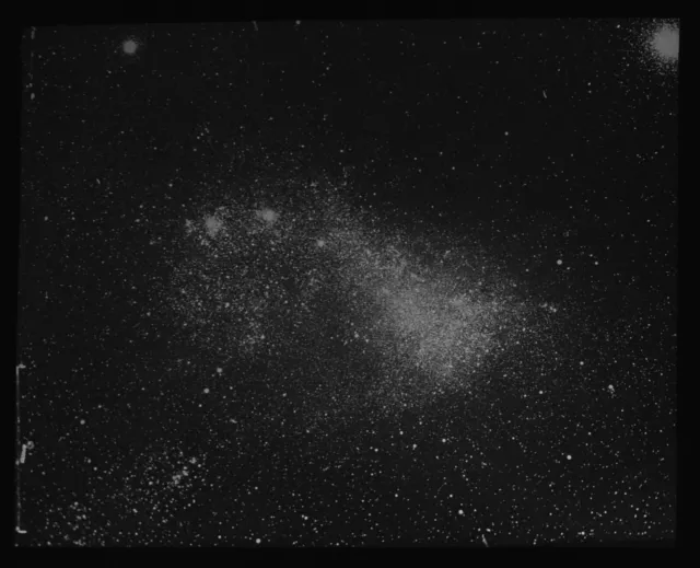 NUBECULA MINOR DATED 1898 PHOTO Magic Lantern Slide ASTRONOMY HARVARD RAS
