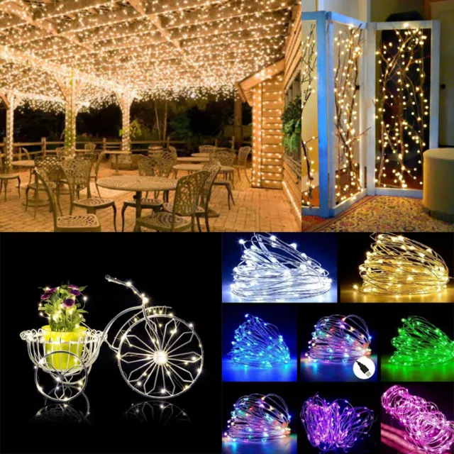 10M USB 100LED Copper Wire String Fairy Light Strip Lamp Xmas Party Decoreation