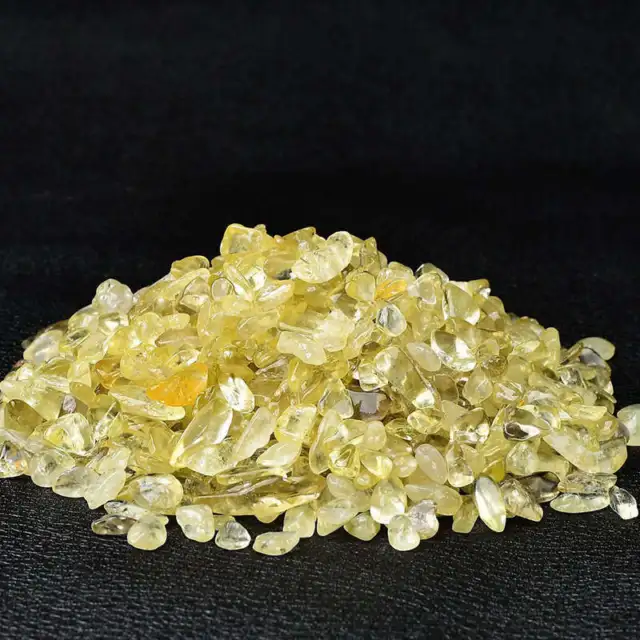500g Natural Rough Citrine Quartz Crystal Chip Stone Reiki Healing Specimen Lot