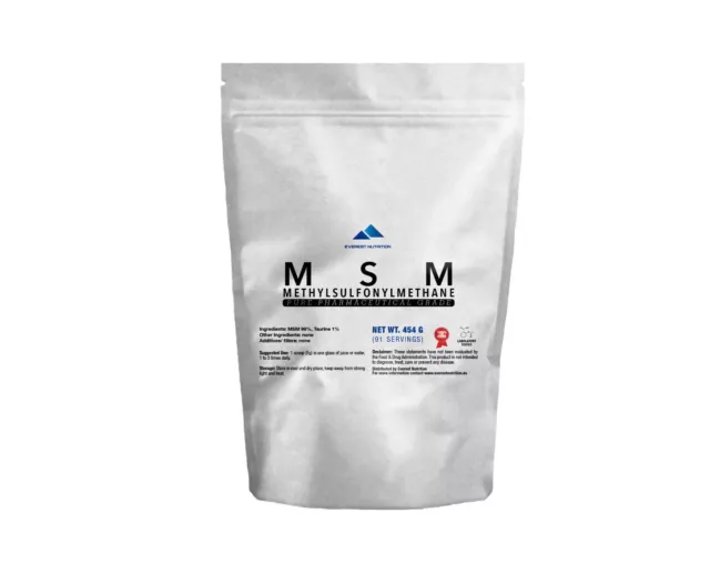 Msm 100% Pure Pharmaceutical Quality Arthritis, Joints Pain Remedy