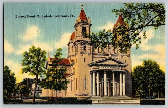 Richmond, Virginia - Sacred Heart Cathedral - Vintage Postcard - Unposted