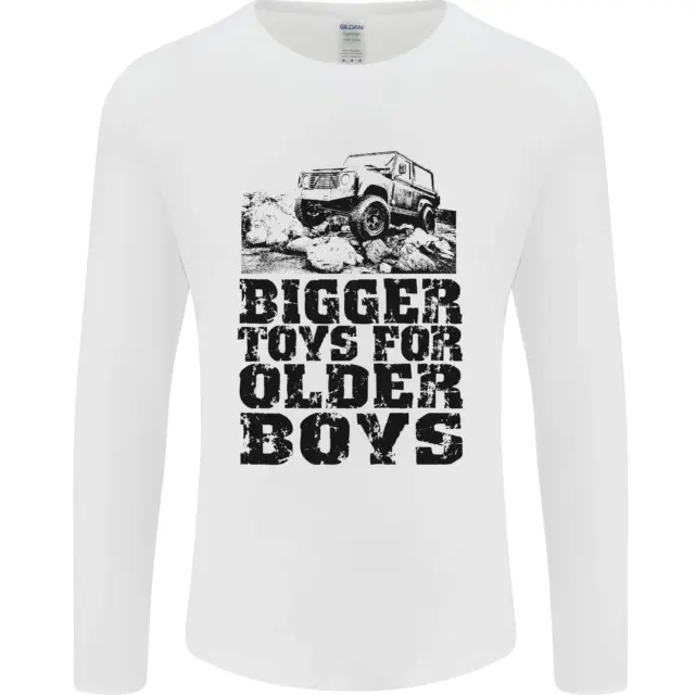 Bigger Toys Older Boys Off Roading Road 4x4 Mens Long Sleeve T-Shirt