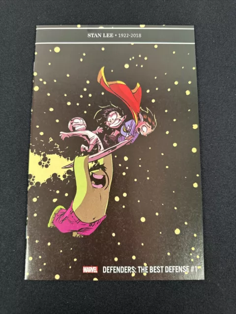 Defenders The Best Defense 1 Skottie Young Variant (2018, Marvel Comics)