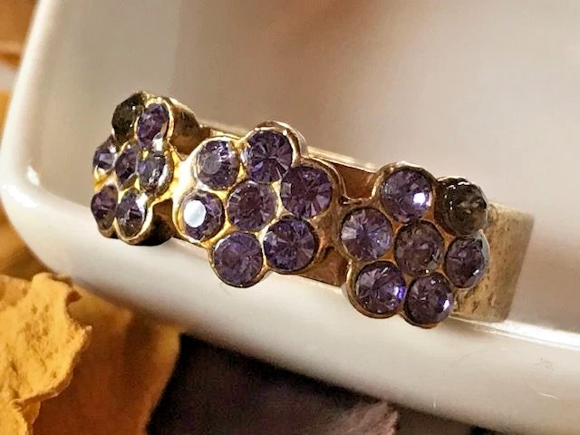 Bague Créateur Dyrberg/Kern – Acier Et Strass – Taille 53 – Neuf Sans Boîte