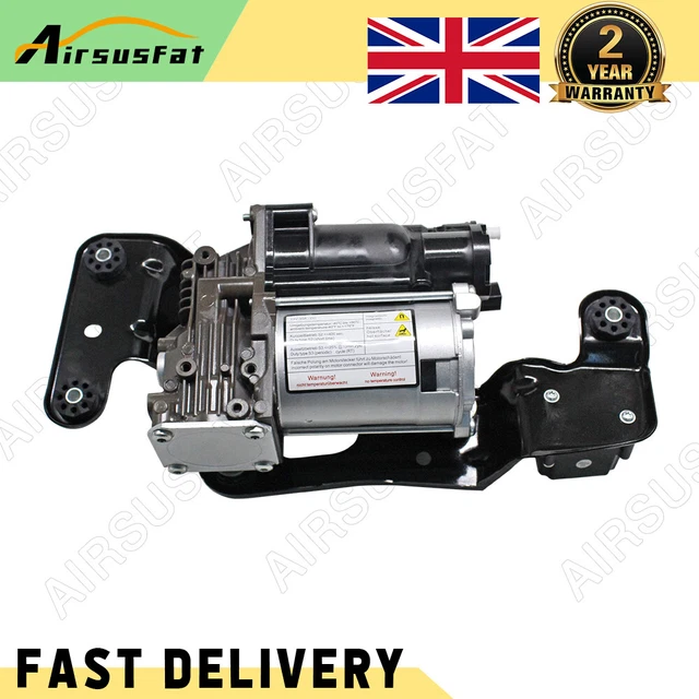 AIR SUSPENSION COMPRESSOR Pump w/ Bracket Valve Block for BMW X5 E70 X6