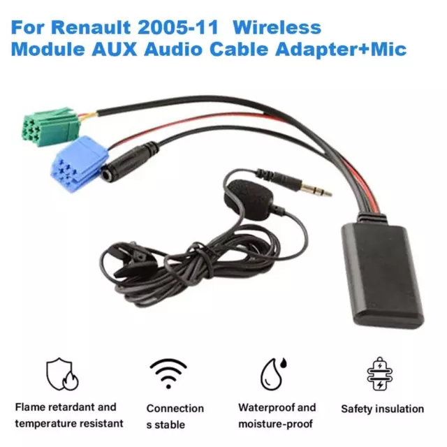 Audio MP3 Music Adapter AUX IN Car BT-Compatible Adapter Cable✨ M9E9