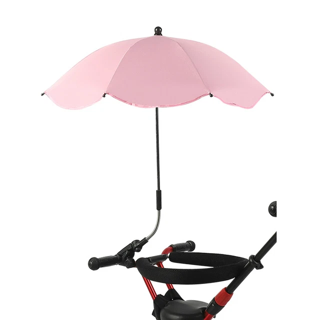 (Rosa)Kinderwagen-Sonnenschirm Automatischer Kinderwagen-Sonnenschutz