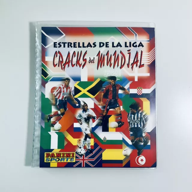 Estrellas de la Liga Full Set 105/105 Cartas Álbum Cracks Mundial 1998 Panini