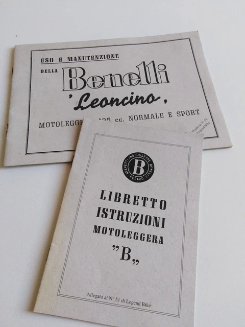 Coppia manuale uso e manutenzione BENELLI - leggi tutto