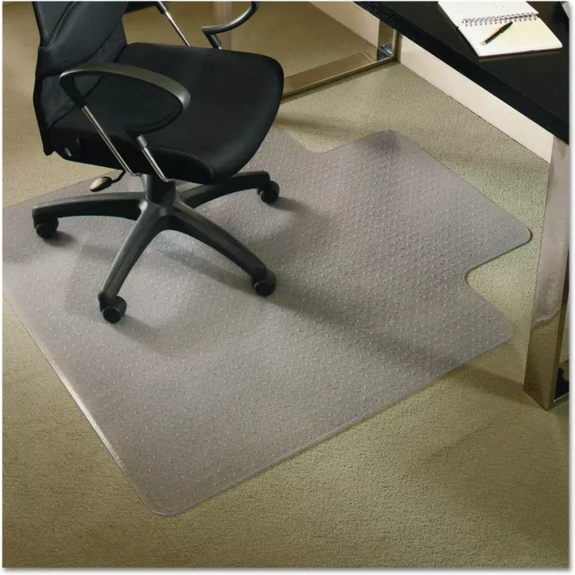 ES Robbins 122173 Chairmat, 45"X53" with 25"X12" Lip for Medium Pile Carpet