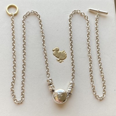 Pomellato Dodo Pomellato Collana Ciondolo Cuore Oro Rosa Brillante Bianco 100% Originale 