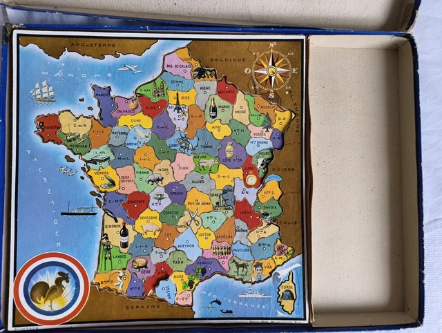 ANCIEN PUZZLE BOIS Paris Annees 60 Magasin Le Nain Bleu 405 Rue St
