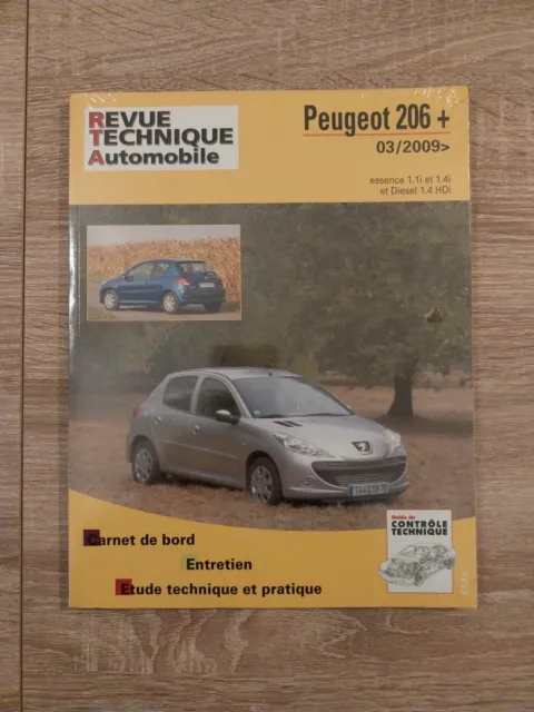 Revue technique PEUGEOT 206 + 1.1 1.4 i 1.4 Hdi Rta Peugeot 206 PLUS Depuis 2009