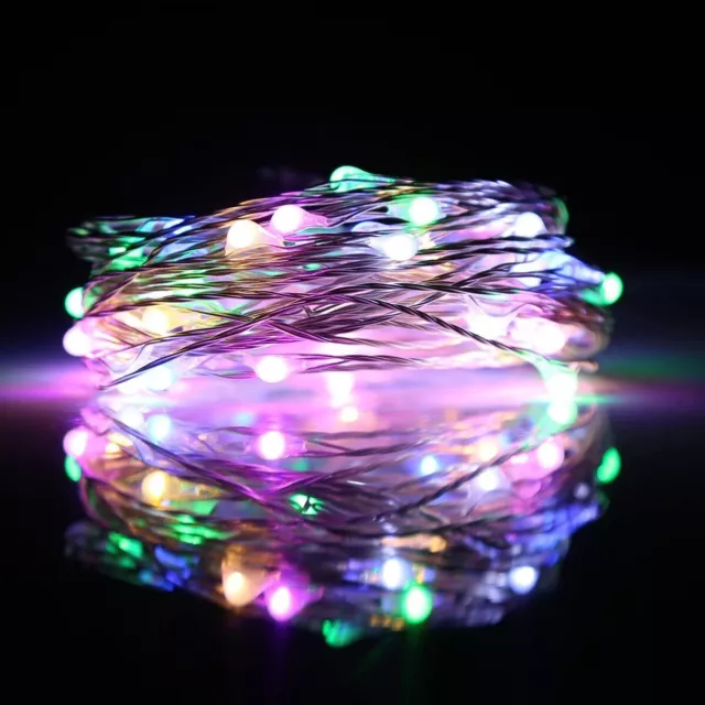 5M 50led USB Fairy Light Multicolor Copper Wire String Strip Party Garland Decor 2