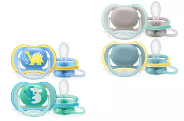 Philips Avent Schnuller Beruhigungssauger Ultra Air 18+ Monate Uni & Motiv