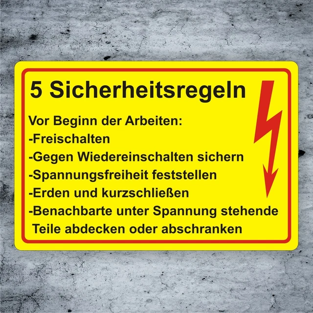 UDO BÄR Online Shop | Warnschild Vor Elektrischer Spannung