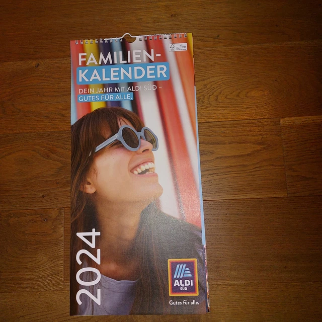 ALDI KALENDER 2024 * Familienkalender * 4 Spalten * Wandkalender * NEU