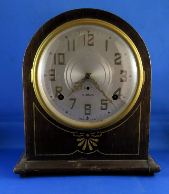 Antique Seth Thomas ~ Plymouth ~ "Beehive" Time & Strike Mantle Clock