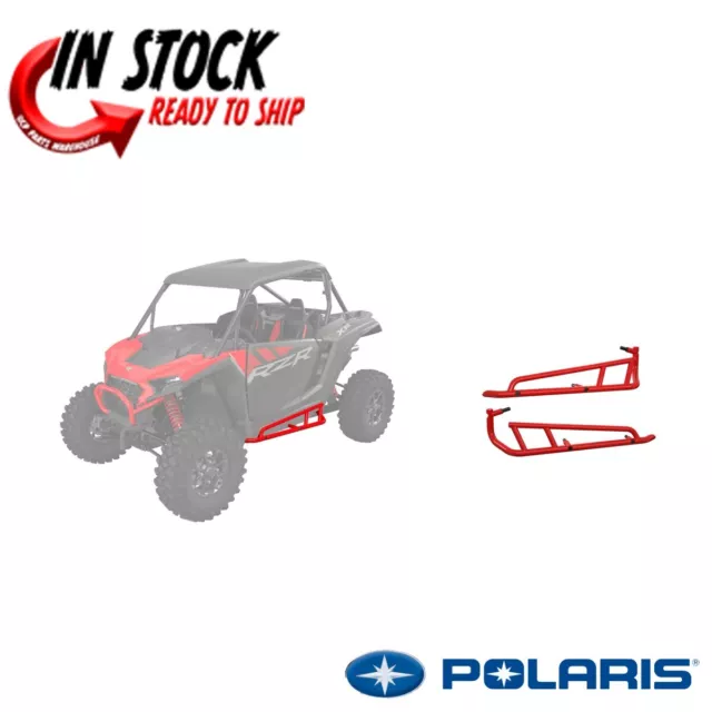 POLARIS HD EXTREME KickOut Rock Sliders 2024 Rzr Xp 2 Seater Oem Red