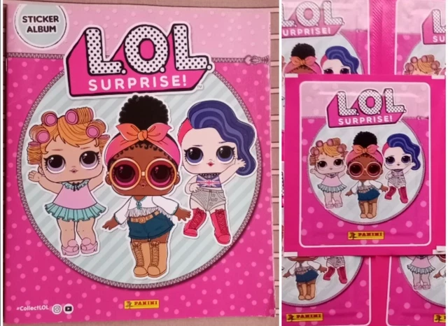 Lol Surprise Lot De 2 Feuilles De Papier Cadeau Avec 2 Étiquettes